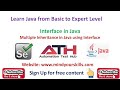 Interface in Java with Example || Multiple Inheritance in Java using Interface || Java Tutorial