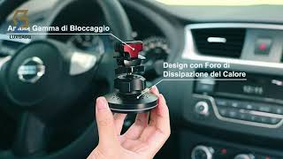 Rolgno Caricatore Wireless Auto Magnetico con QC3 0 Caricabatterie, Allineamento Automatico \u0026 Rapida