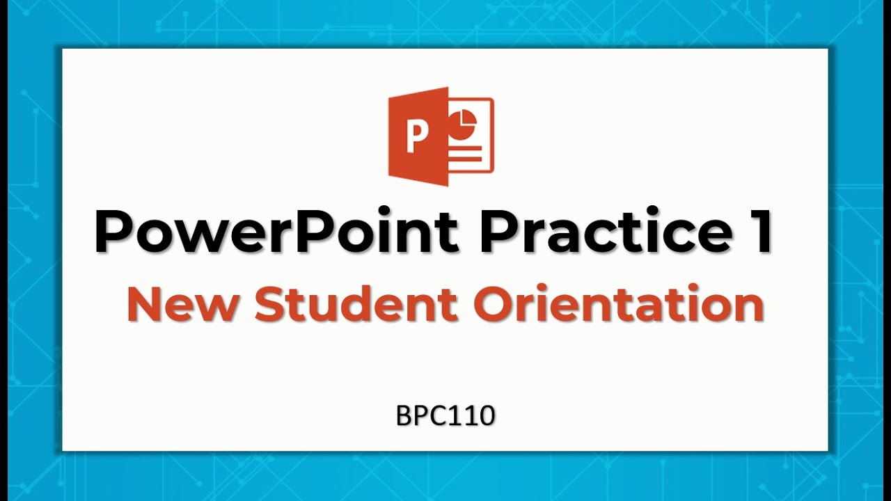 Bpc110 Powerpoint Practice 1 Youtube