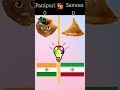 pani puri vs samosa trending shorts