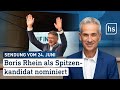 Boris Rhein als Spitzenkandidat nominiert | hessenschau vom 24.06.2023