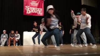 Brightness(浪速高等学校) vs N9SD CREW(北九州市立高等学校) TOP8_高校バトル選手権_2016.9.11