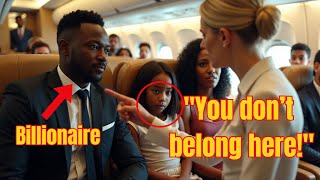 Flight Attendant Kicks Billionaire Black Family from First Class—The Shocking Aftermath| Storytime