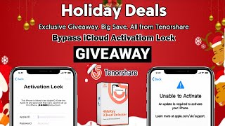 How to get rid of iCloud Activation Lock|Get Christmas & NewYear Gifts from Tenorshare 4MeKey