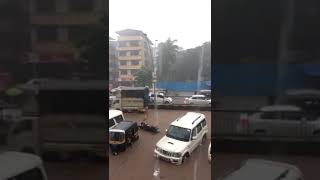 Mumbai heavy Rain Mumbra