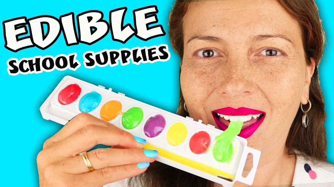 10 Diy Edible School Supplies Back To School Pranks Apasos Crafts