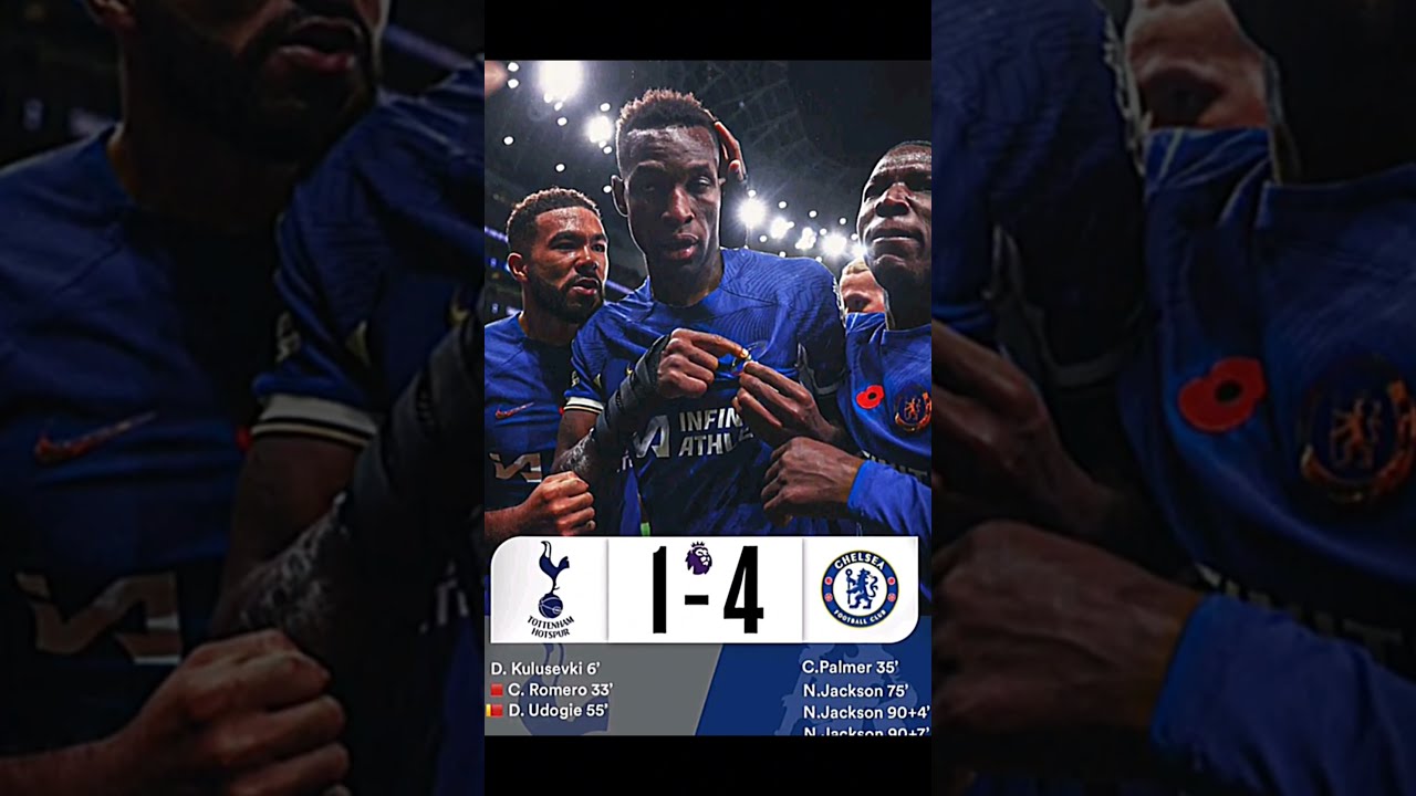 Tottenham 1-4 Chelsea - YouTube