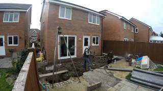 Pennine Mini Piling - Grundomat Piles - House Extension Time Lapse