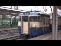 中央本線115系300番台（横須賀色）引退直前　車窓・車内走行音　大月駅　富士急行線内にて撮影　2014年1月