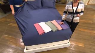 Northern Nights 600TC 100% Cotton Wrinkle Defense Sheet Set with Mary Beth Roe