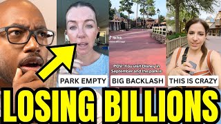 Disney Parks Are EMPTY After Mass Boycotts And Tourism PLUMMETS