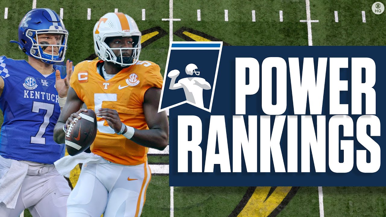 College Football Power Rankings: Tennessee Makes HUGE Jump | CBS Sports ...