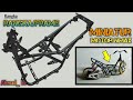 Miniatur motor yamaha nmax, Cara membuat rangka/frame miniatur motor drag nmax