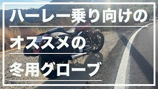 【VLOG】ハーレー乗り向けのオススメの冬用グローブ