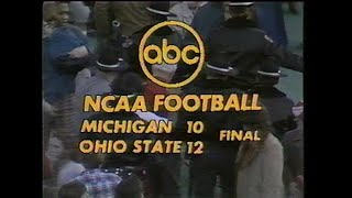 1974 Michigan @ Ohio State; College Football High Quality