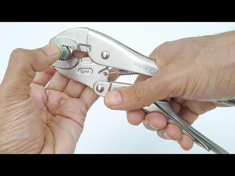 What are locking jaw pliers?