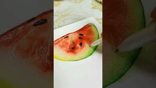 😱😍realistic water melon🍈 painting #shorts #viral #trending #shortvideo #painting #drawing #art