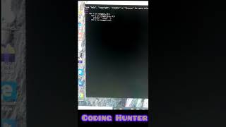 Day 21 V01 ll Best python programming pattern ll Coding Hunter ll Python programming ll #coding