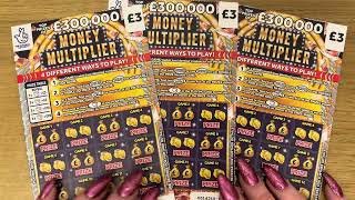 Money Multiplier New £3 Scratch Card! National Lottery UK January 2025 🤞🤞