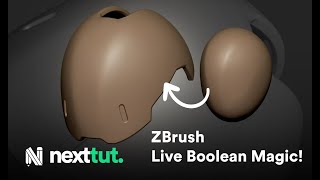 How to Use Live Boolean in ZBrush