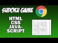 Ep. 4 - Completing the Game! | Sudoku Game Tutorial using HTML, CSS, and JavaScript
