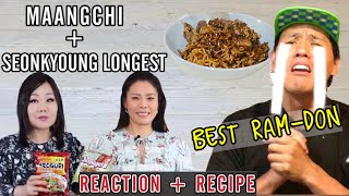 React to Maangchi & Seonkyoung's RAMDON video | BEST RAMDON RECIPE