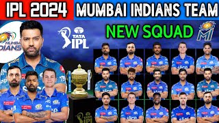 IPL 2024 | Mumbai Indians 2024 Squad | MI Team 2024 Players List | MI Player List 2024