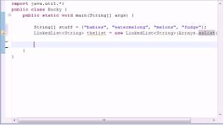 Intermediate Java Tutorial 8 Converting Lists to Arrays