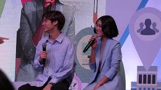 [Fancam] 170715 เบลล์ เขมิศรา (Belle), พี สาริษฐ์ (Pea) @ Next-Gen Careers by KTB (1)