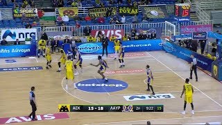 ΑΕΚ-Λαύριο 83-64 Στιγμιότυπα HD 9η Άγ. 15-12-2018