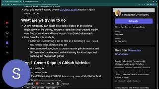 GitHub Git Tutorial | Part 2 | Create local repo and push to github | Blog