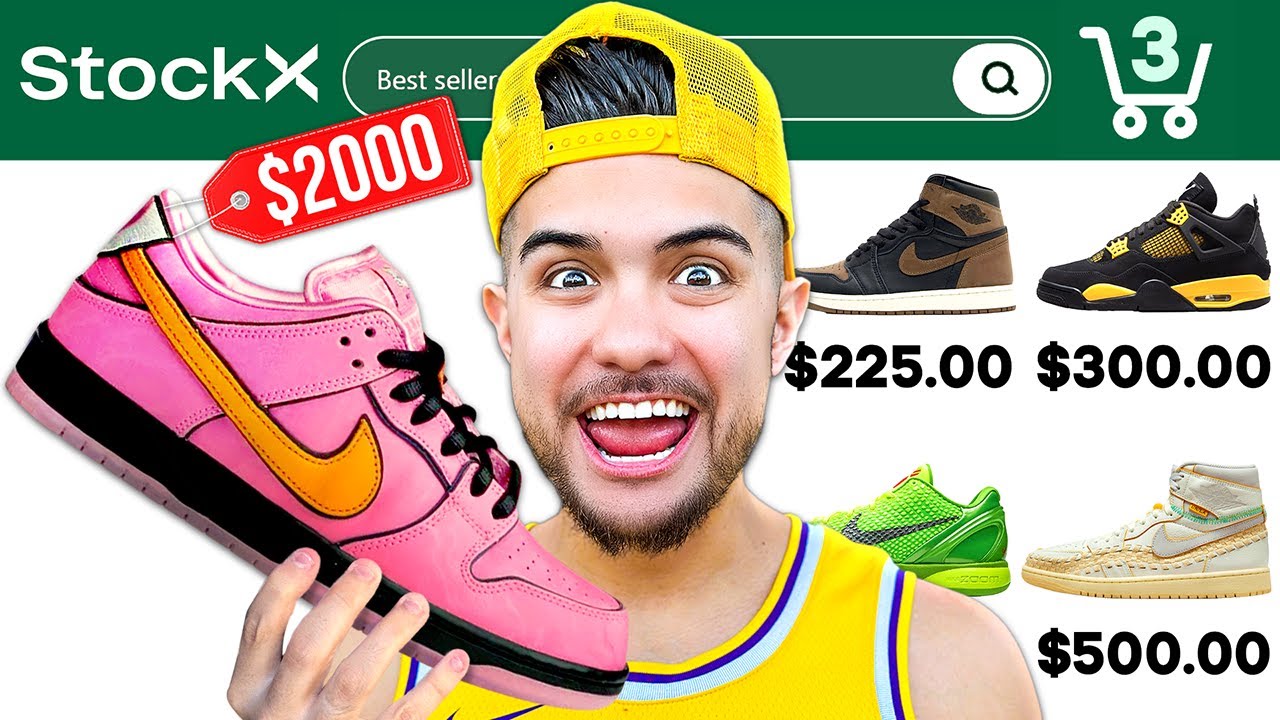 I Bought The 10 Most Viral Sneakers On Stockx Youtube