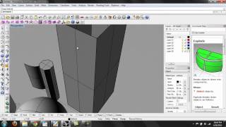 Rhino Solids, Basic Surfaces, and Extrude Curve