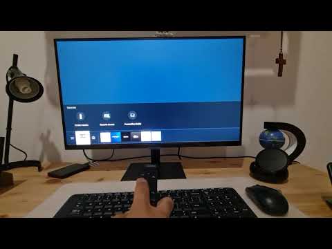 How to remote access your PC on samsung smart monitor.