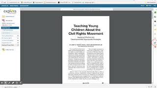 Explora for Elementary training video