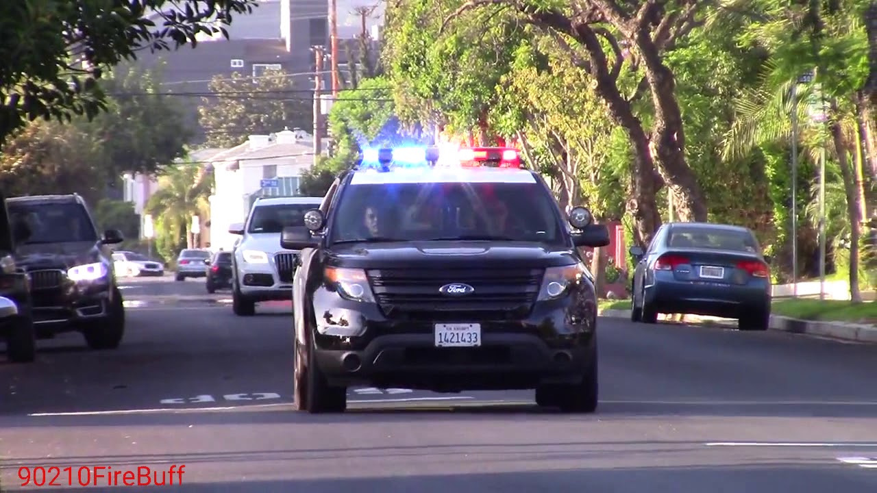 Lapd Ford Explorer Responding Manual Siren Youtube
