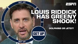 Louis Riddick's bold prediction about Aaron Rodgers and the Dolphins has Greeny shook 😮 | Get Up