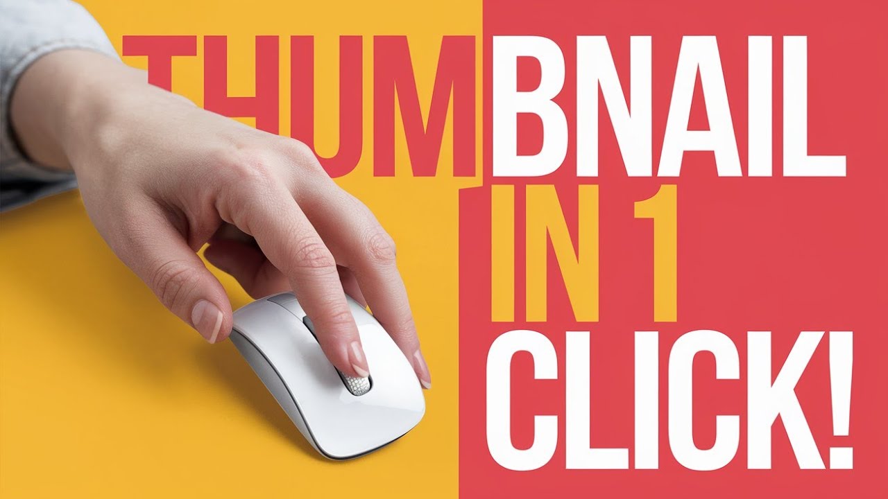 How To Create Youtube Thumbnail Using Ai Youtube