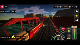 TRAIN SPEED CROSSINGS A RIVER | INDIAN TRAIN SIMULATOR 2024 | TRAIN SIMULATOR