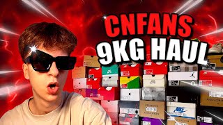 9KG+ CNFANS HAUL (Bapestas, Jordan 4s and more!!)