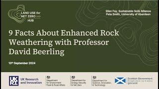 Nine Facts on Enhanced Rock Weathering  with Professor David Beerling