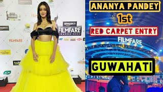 Guwahati: 65th Filmfare 1st Red Carpet Ananya Pandey