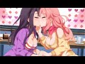 HOT YURI KISSING | Yuri Kiss Moments / Kissing Scene - anime kiss