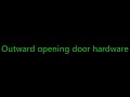 outward opening door system