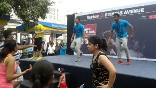 Raahgiri Day At Delhi's Connaught Place with Zumba DSC Team.