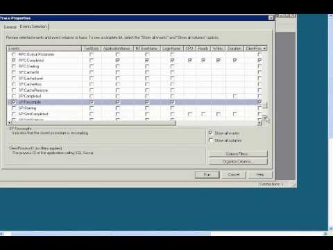 SQL Server Profiler - Create Trace SQL Server Profiler - Create Trace