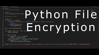 Python File Encryption on Linux/Windows System