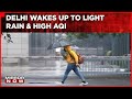 Delhi Receives To Light Rain Despite Slight Respite From Cold Wave |Flights Delayed To Fog |Top News