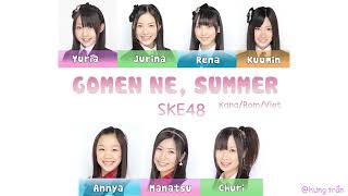 [VIETSUB] Gomen ne, SUMMER (ごめんね,SUMMER ) - SKE48