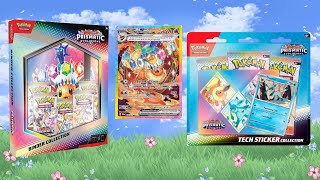 TWO NEW Pokémon Prismatic Evolutions Products Opening! | Pokémon GIVEAWAY